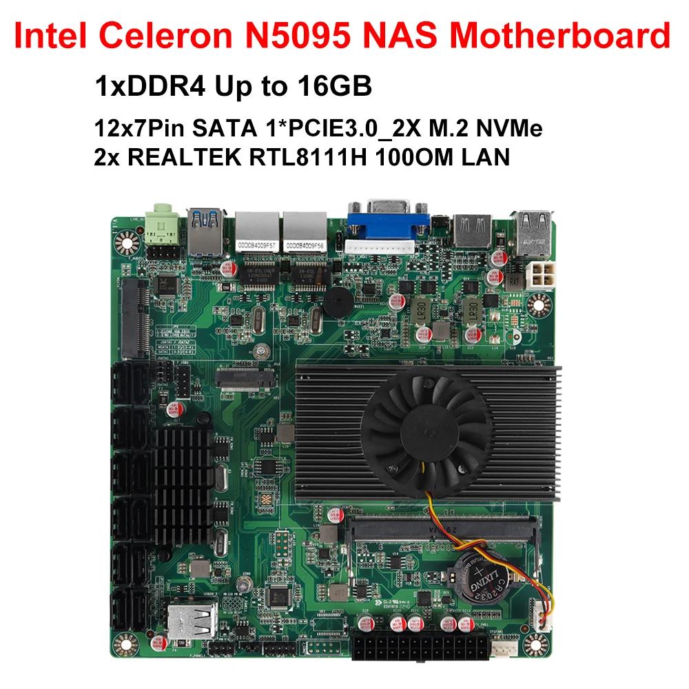   NAS  , 12x7  SATA 1x DDR4 Max , 2933MHZ SODIMM  ǻ, N5095